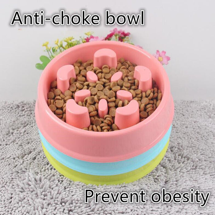 Anti-Choking Dog Feeding Bowl, Thick Square/circular Bottom Non-slip, Pet Food Bowl - inversacrawler