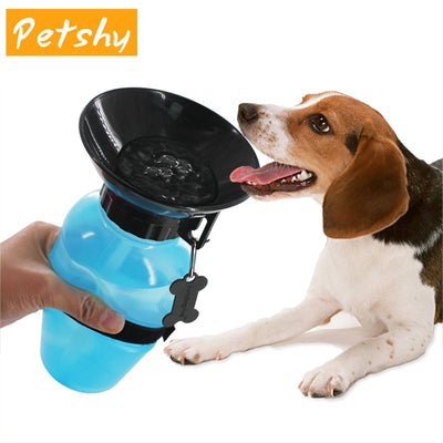 Petshy 500ml Dog Drinking Water Bottle Pet Puppy Cat Sport Portable Travel Outdoor Feed Bowl Drinking Water Mug Cup Dispenser - inversacrawler