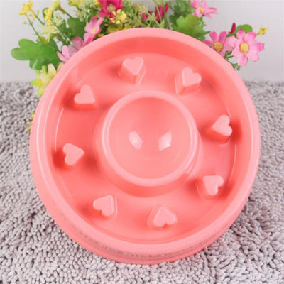 Anti-Choking Dog Feeding Bowl, Thick Square/circular Bottom Non-slip, Pet Food Bowl - inversacrawler