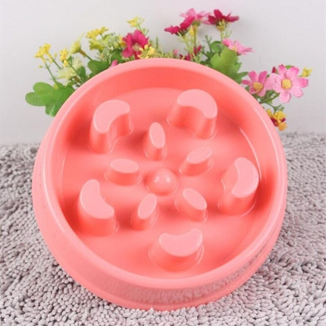 Anti-Choking Dog Feeding Bowl, Thick Square/circular Bottom Non-slip, Pet Food Bowl - inversacrawler