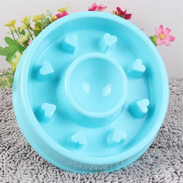 Anti-Choking Dog Feeding Bowl, Thick Square/circular Bottom Non-slip, Pet Food Bowl - inversacrawler