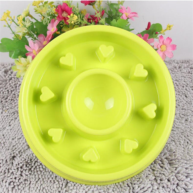 Anti-Choking Dog Feeding Bowl, Thick Square/circular Bottom Non-slip, Pet Food Bowl - inversacrawler