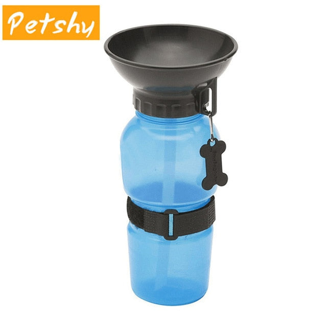 Petshy 500ml Dog Drinking Water Bottle Pet Puppy Cat Sport Portable Travel Outdoor Feed Bowl Drinking Water Mug Cup Dispenser - inversacrawler
