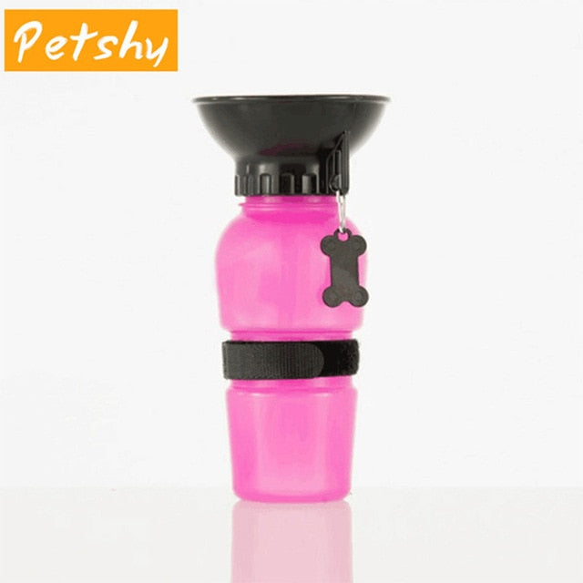 Petshy 500ml Dog Drinking Water Bottle Pet Puppy Cat Sport Portable Travel Outdoor Feed Bowl Drinking Water Mug Cup Dispenser - inversacrawler