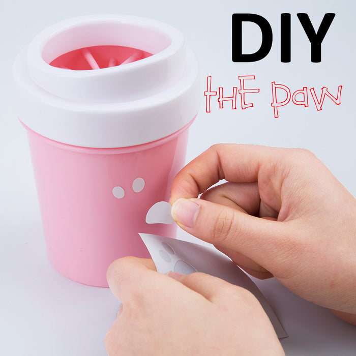 Dirty Paw Washer for Small Large Dogs, Paw Cleaner, Portable Pet Grooming Brush - inversacrawler
