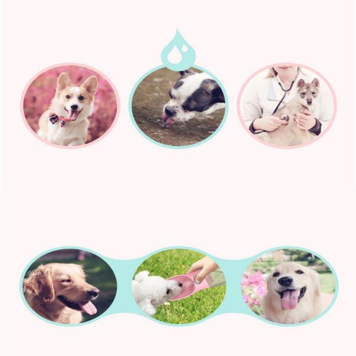 Portable Pet Dog Drinking Water Bottle For Outdoor/Travel Easy To Carry Plastic Pet Supplies Portable Dog Cat Travel Water Cup - inversacrawler