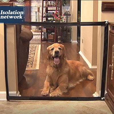 The Ingenious Mesh Magic Pet Gate For Dogs, Safe Guard and Install Pet Dog Enclosure easily - inversacrawler
