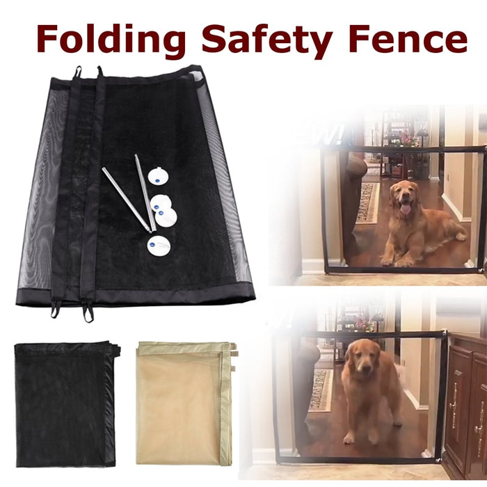 The Ingenious Mesh Magic Pet Gate For Dogs, Safe Guard and Install Pet Dog Enclosure easily - inversacrawler