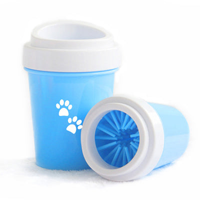 Dirty Paw Washer for Small Large Dogs, Paw Cleaner, Portable Pet Grooming Brush - inversacrawler